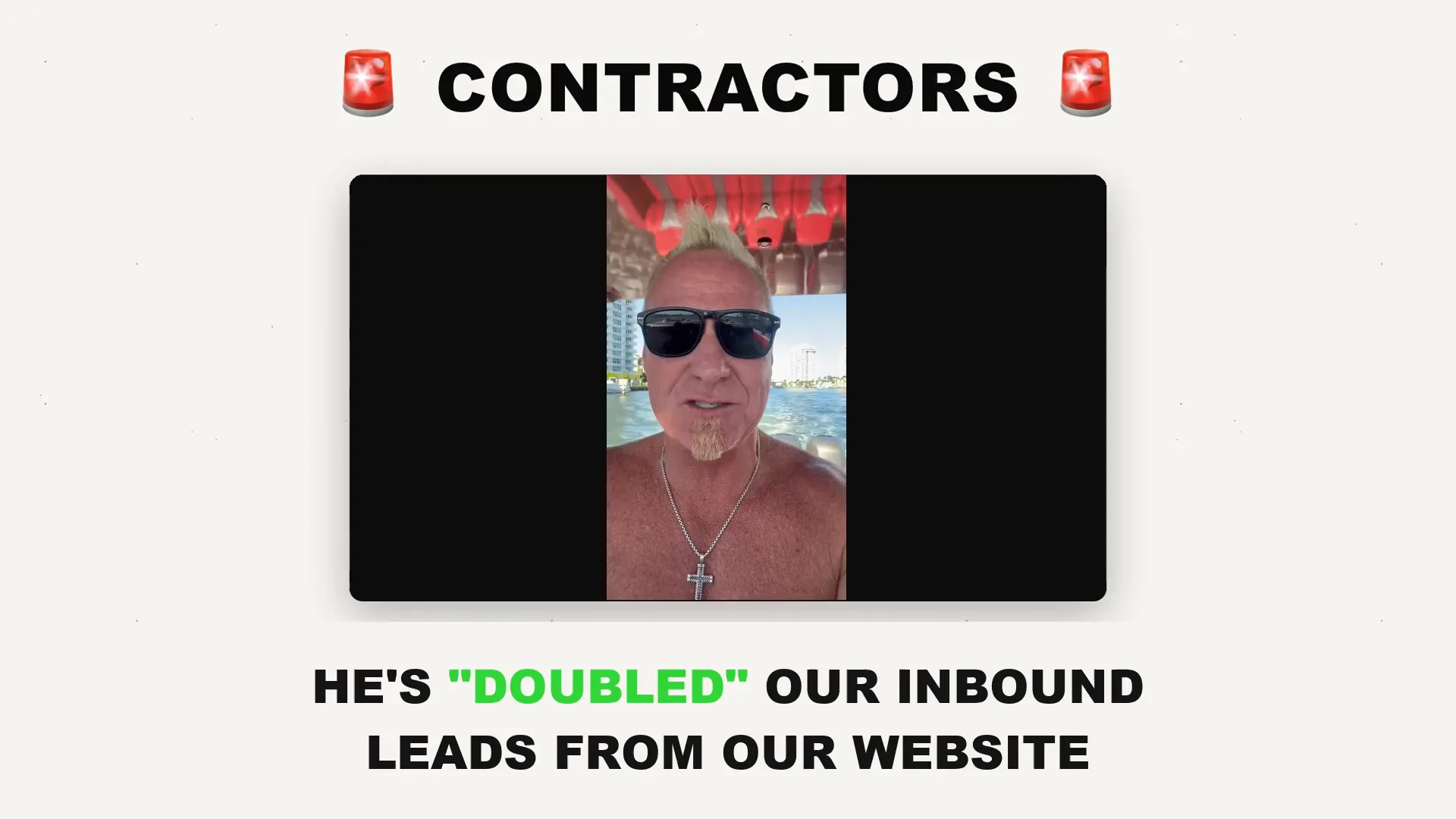 Kris Konstruction, doubled inbound leads from the website